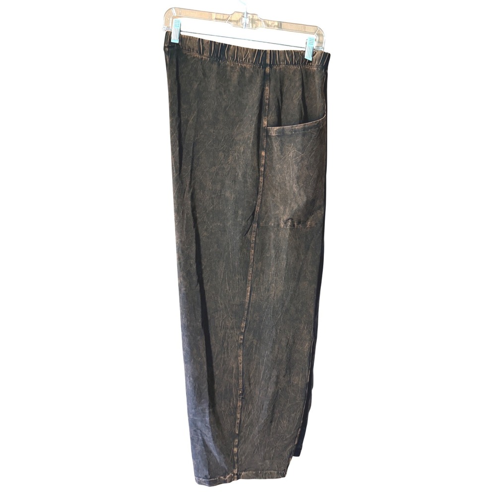 NEW Jess & Jane 2X Chocolate Brown Lantern Pants Mineral Washed - Picture 10 of 10